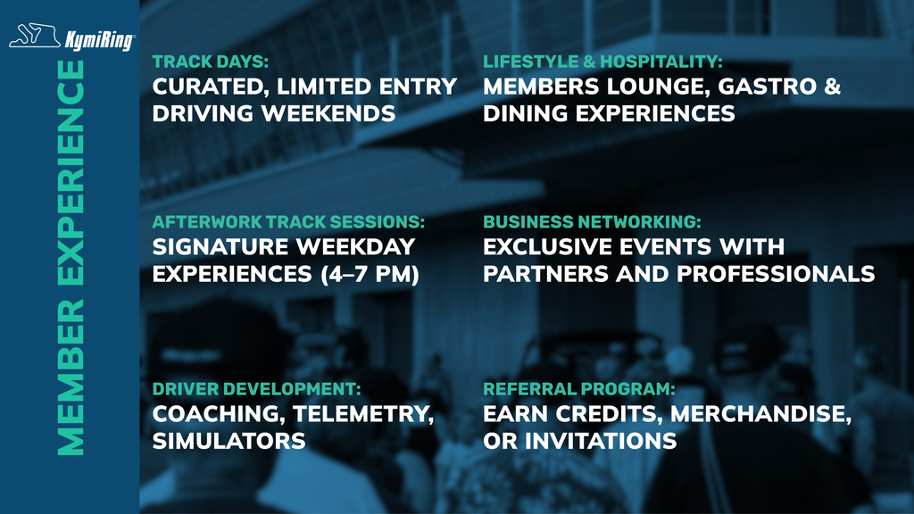 en - Promotional graphic for a membership program with various benefits listed.